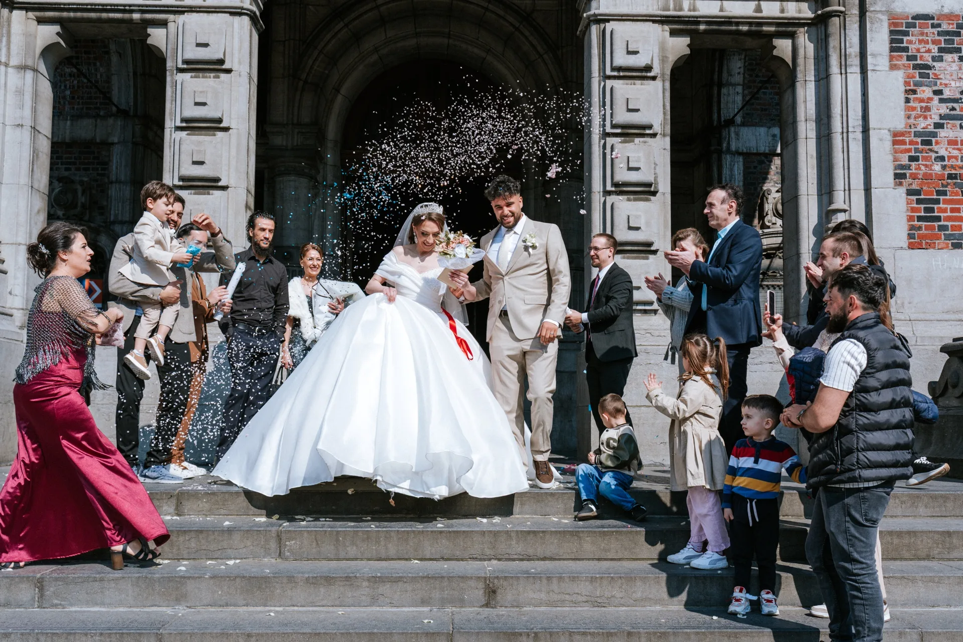 Échange des vœux cérémonie mariage Belgique — Amour Vision