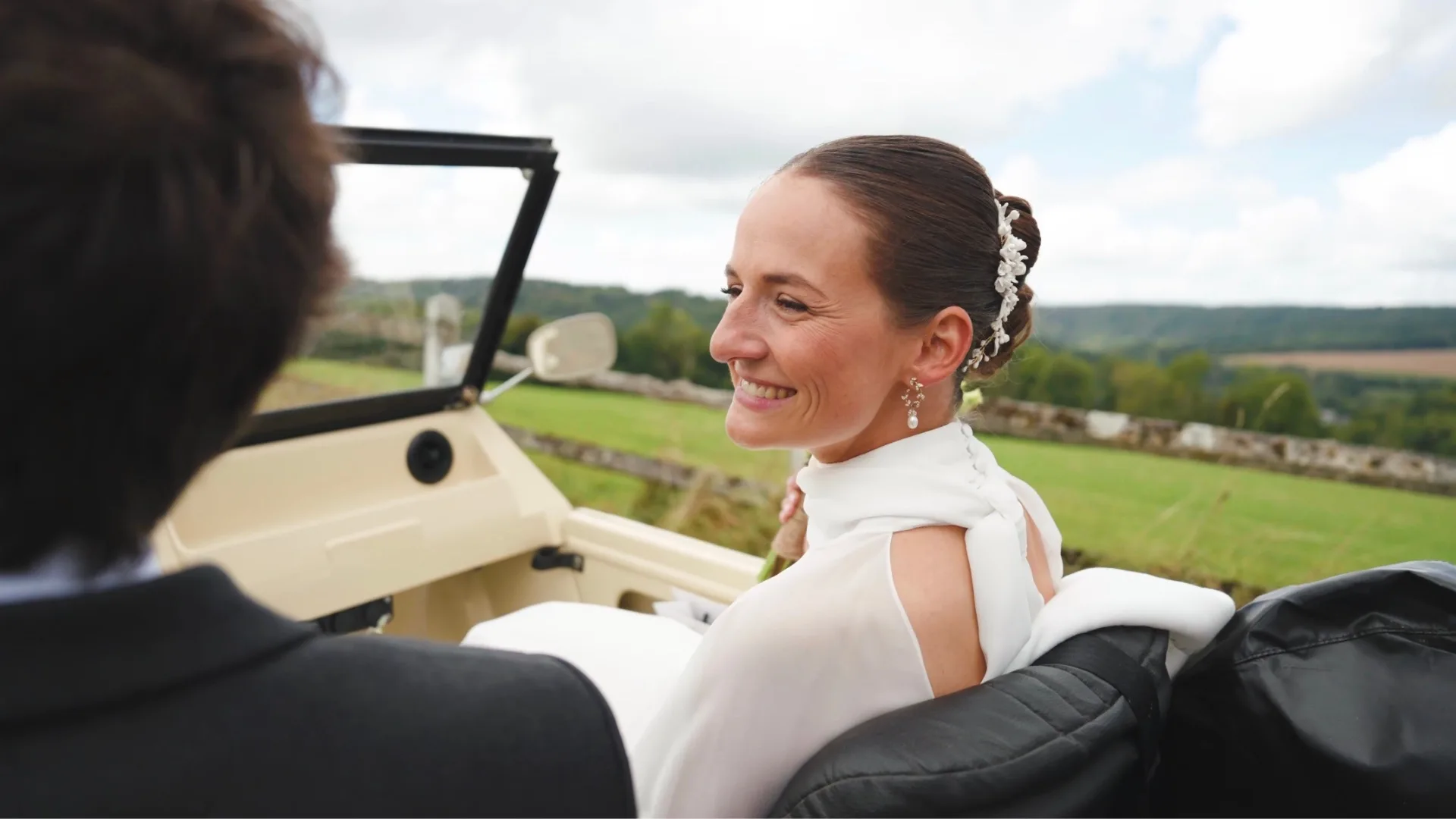 Moment émotion mariage filmé — vidéaste Amour Vision Belgique