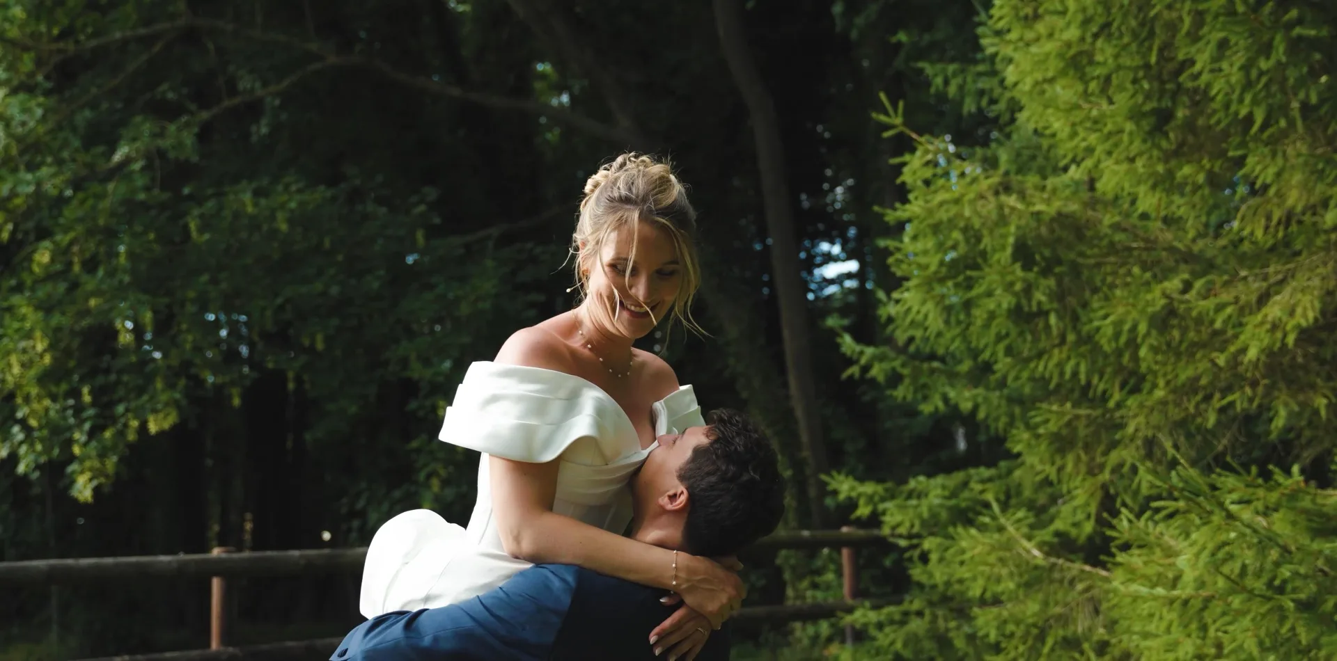 Vue panoramique mariage en Belgique — Amour Vision